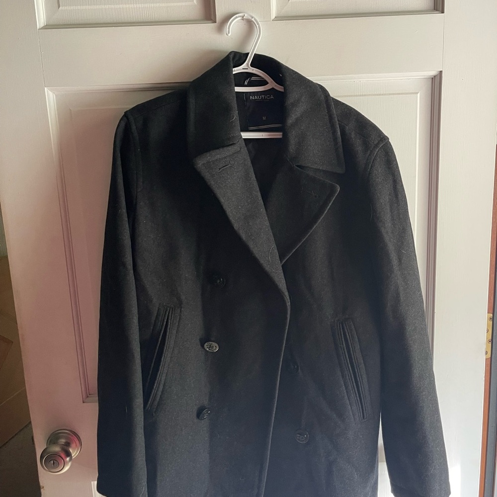 Men’s Nautical Pea Coat- Medium
